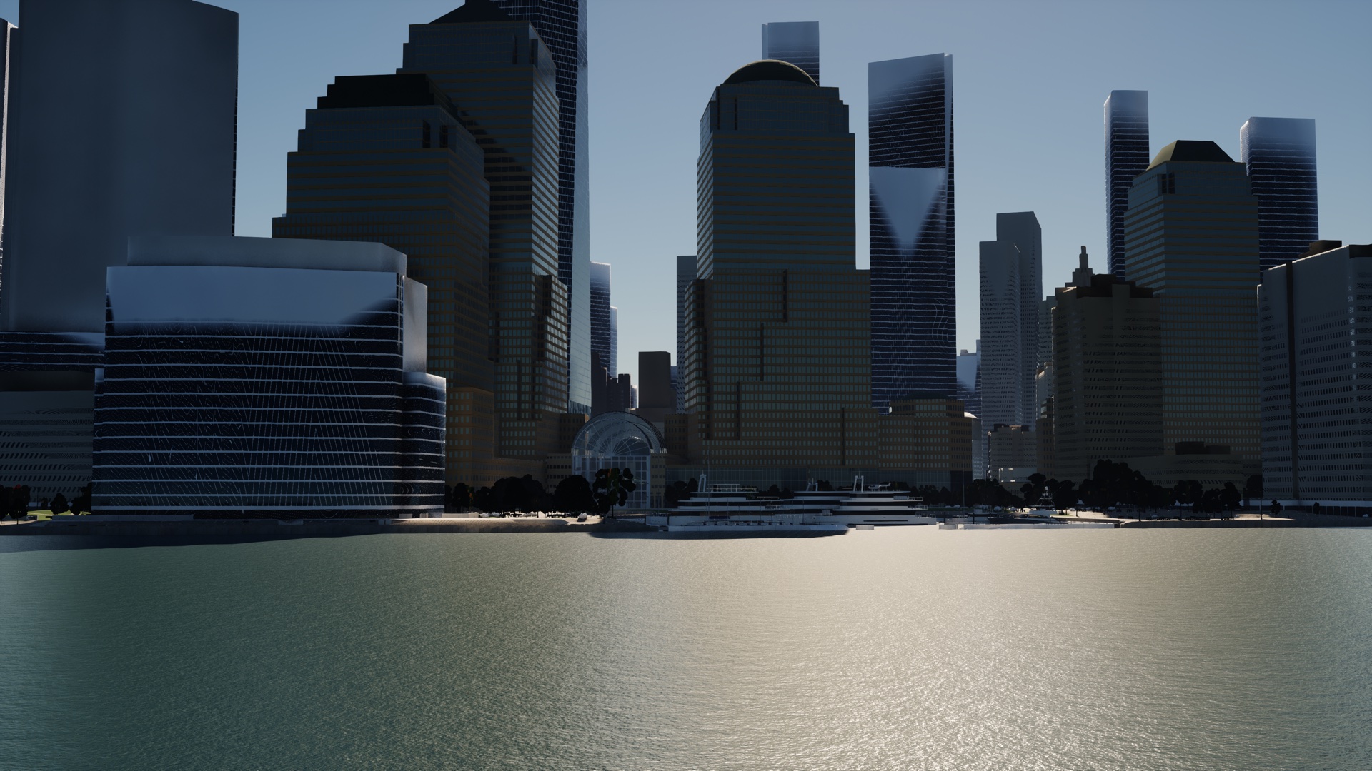 North Cove marina in Lower Manhattan