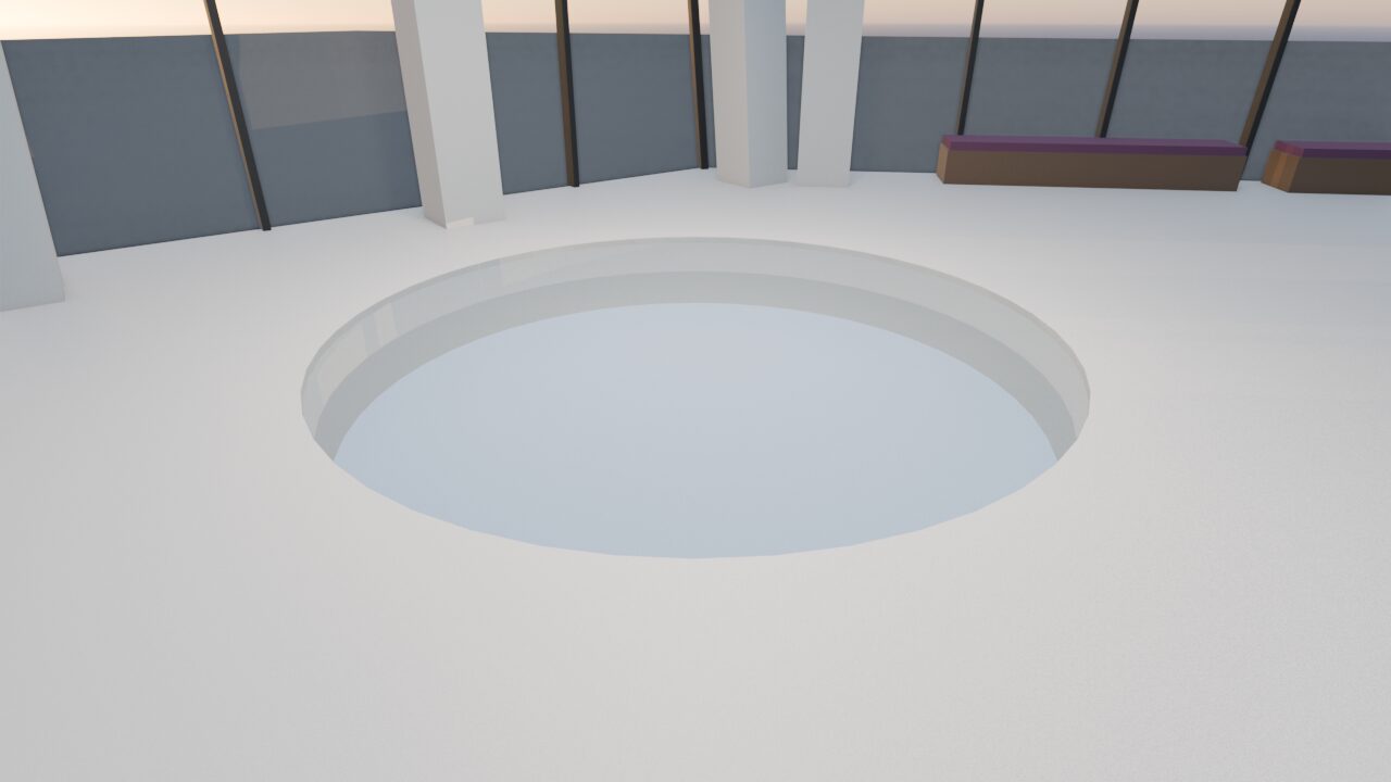 The glass disc on the 100th-floor observatory deck