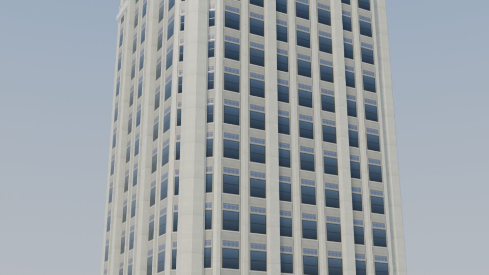 The Gothic face of the Woolworth tower